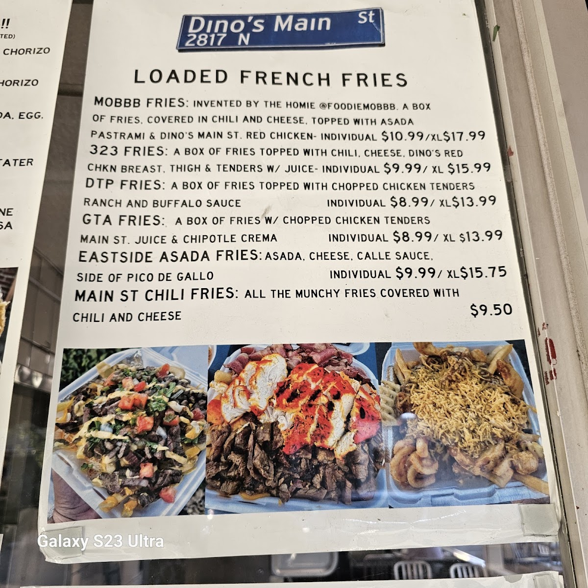 Dino's Main St. Menu - Image 5